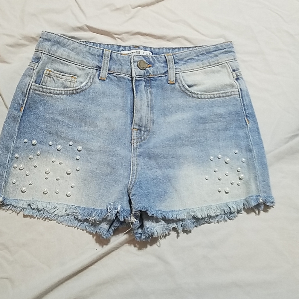 Zara pearl shorts